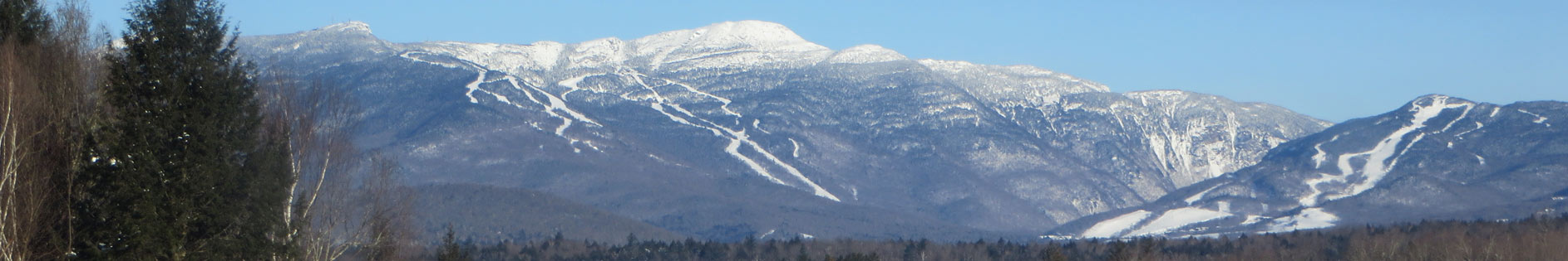 Snow covered Mt. Mansfield